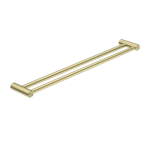 Accessories Nero Mecca Care 25mm Double Towel Grab Rail Colour: Brushed Gold Size: 900mm Place & Palette