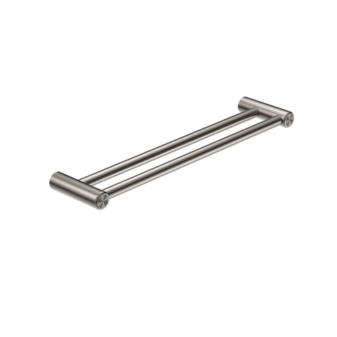 Accessories Nero Mecca Care 25mm Double Towel Grab Rail Colour: Brushed Nickel Size: 600mm Place & Palette