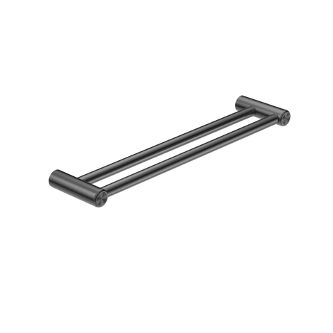 Accessories Nero Mecca Care 25mm Double Towel Grab Rail Colour: Gun Metal Size: 600mm Place & Palette