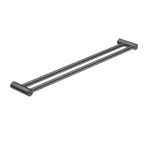 Accessories Nero Mecca Care 25mm Double Towel Grab Rail Colour: Gun Metal Size: 900mm Place & Palette