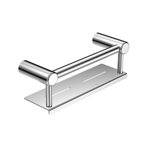 Accessories Nero Mecca Care 25mm Grab Rail With Shelf Colour: Chrome Size: 300mm Place & Palette