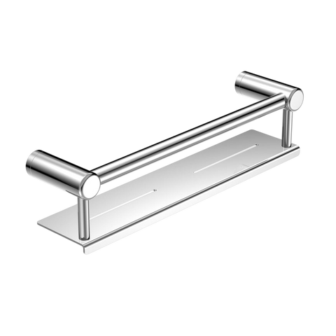 Accessories Nero Mecca Care 25mm Grab Rail With Shelf Colour: Chrome Size: 450mm Place & Palette