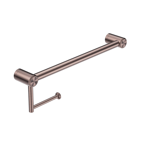 Accessories Nero Mecca Care 25mm Toilet Roll Rail Colour: Brushed Bronze Size: 450mm Place & Palette