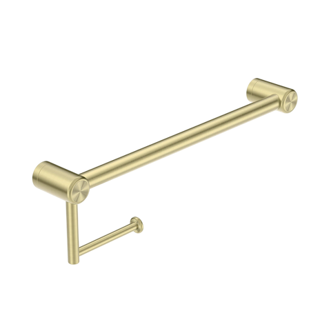 Accessories Nero Mecca Care 25mm Toilet Roll Rail Colour: Brushed Gold Size: 450mm Place & Palette