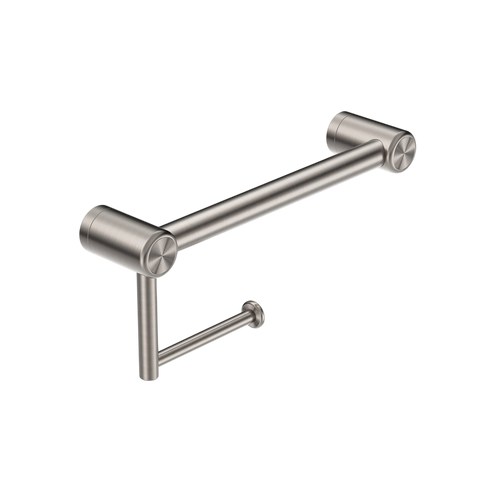 Accessories Nero Mecca Care 25mm Toilet Roll Rail Colour: Brushed Nickel Size: 300mm Place & Palette
