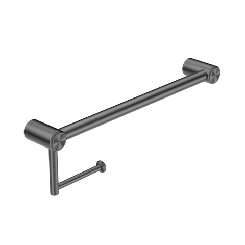 Accessories Nero Mecca Care 25mm Toilet Roll Rail Colour: Gun Metal Size: 450mm Place & Palette