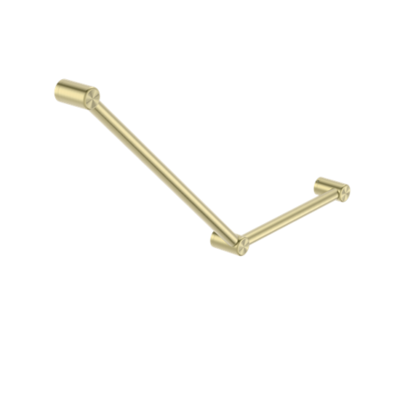 Accessories Nero Mecca Care 32mm Ambulant Toilet Grab Rail 45 Degree Colour: Brushed Gold Place & Palette