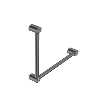 Accessories Nero Mecca Care 32mm Ambulant Toilet Grab Rail 90 Degree Colour: Gun Metal Place & Palette