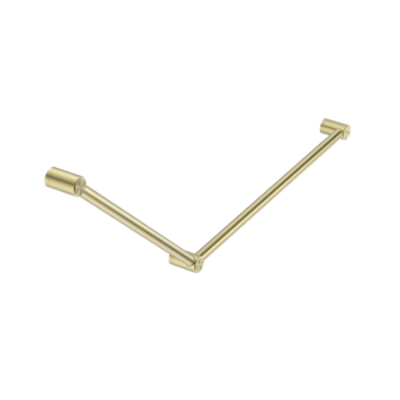 Accessories Nero Mecca Care 32mm DDA Grab Rail Set 45 Degree Colour: Brushed Gold Place & Palette
