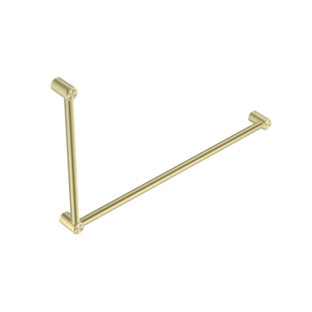 Accessories Nero Mecca Care 32mm DDA Grab Rail Set 90 Degree Colour: Brushed Gold Place & Palette