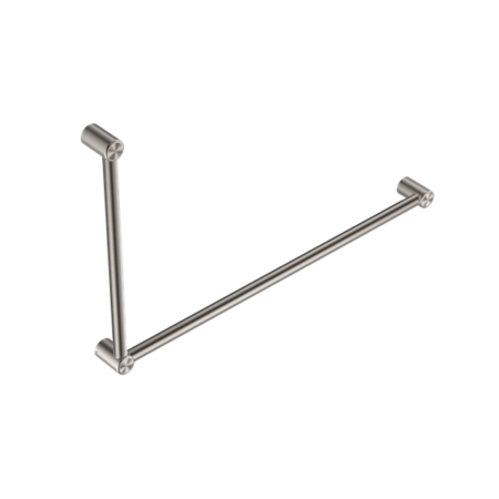 Accessories Nero Mecca Care 32mm DDA Grab Rail Set 90 Degree Colour: Brushed Nickel Place & Palette