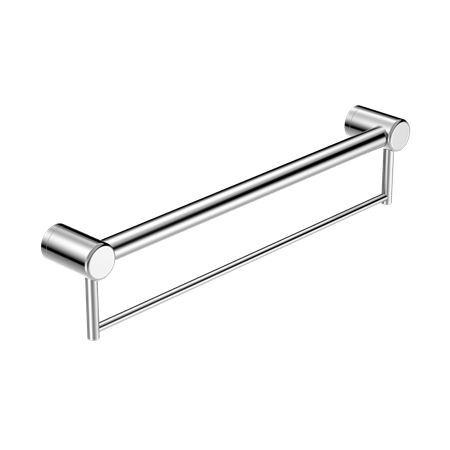 Accessories Nero Mecca Care 32mm Grab Rail With Towel Holder Colour: Chrome Size: 900mm Place & Palette