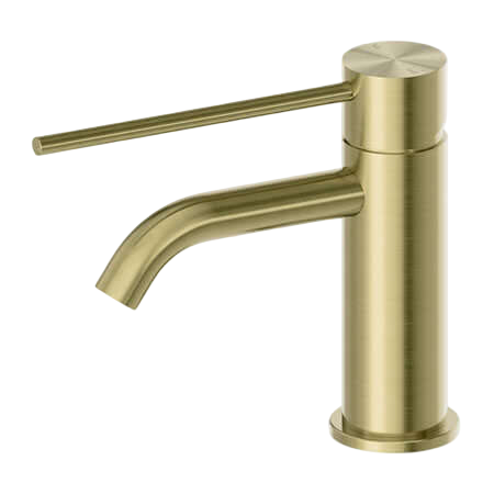 Tapware Nero Mecca Care Basin Mixer Colour: Brushed Gold Place & Palette