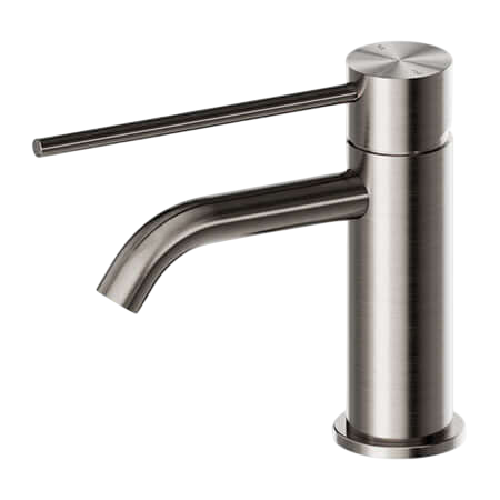 Tapware Nero Mecca Care Basin Mixer Colour: Brushed Nickel Place & Palette
