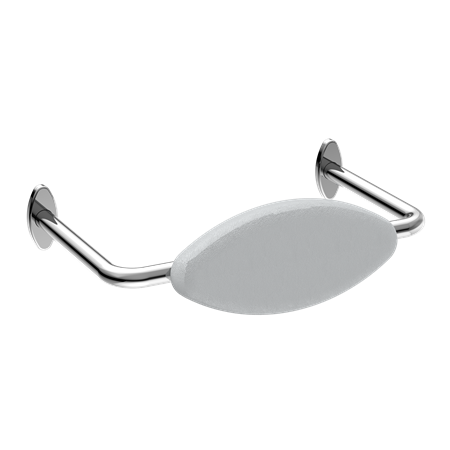 Accessories Nero Mecca Care DDA Toilet Backrest Colour: Chrome Place & Palette