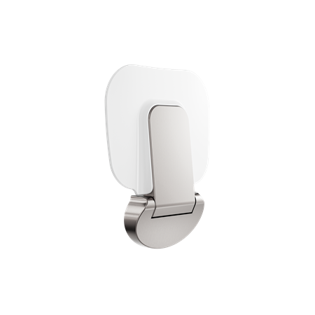 Accessories Nero Mecca Care Shower Seat Colour: Brushed Nickel Size: 400x330mm Place & Palette