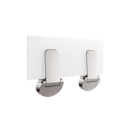 Accessories Nero Mecca Care Shower Seat Colour: Brushed Nickel Size: 960x330mm Place & Palette