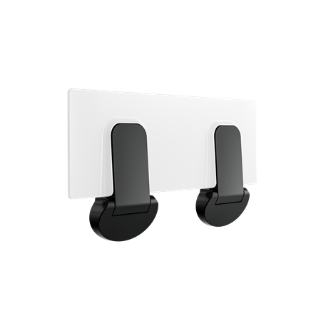 Accessories Nero Mecca Care Shower Seat Colour: Matte Black Size: 960x330mm Place & Palette