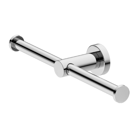 Accessories Nero Mecca Double Toilet Roll Holder Colour: Chrome Place & Palette