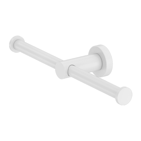 Accessories Nero Mecca Double Toilet Roll Holder Colour: Matte White Place & Palette