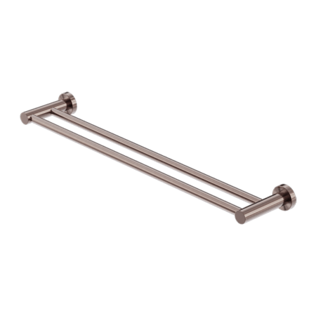 Accessories Nero Mecca Double Towel Rail Colour: Brushed Bronze Size: 600mm Place & Palette