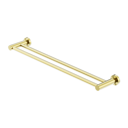 Accessories Nero Mecca Double Towel Rail Colour: Brushed Gold Size: 600mm Place & Palette