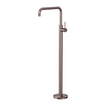 Tapware Nero Mecca Freestanding Bath Mixer - Square Shape Colour: Brushed Bronze Place & Palette