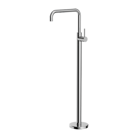 Tapware Nero Mecca Freestanding Bath Mixer - Square Shape Colour: Chrome Place & Palette