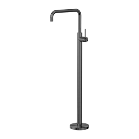 Tapware Nero Mecca Freestanding Bath Mixer - Square Shape Colour: Gun Metal Place & Palette