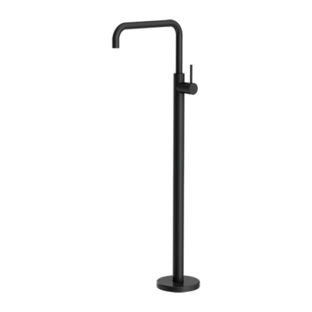 Tapware Nero Mecca Freestanding Bath Mixer - Square Shape Colour: Matte Black Place & Palette