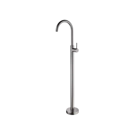 Tapware Nero Mecca Freestanding Bath Mixer Colour: Graphite Place & Palette