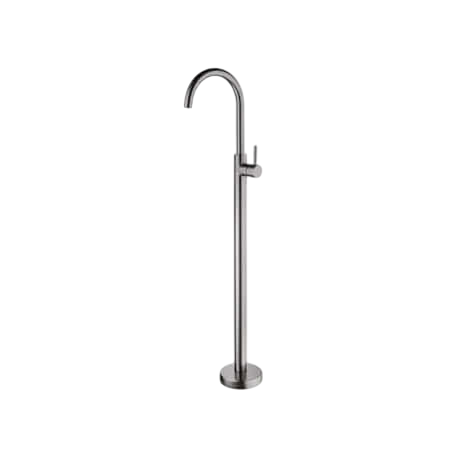 Tapware Nero Mecca Freestanding Bath Mixer Colour: Gun Metal Place & Palette