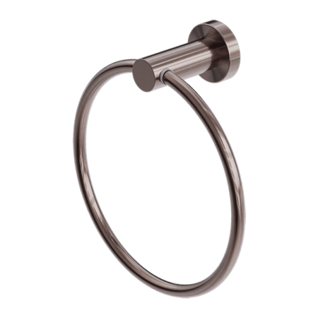 Accessories Nero Mecca Hand Towel Ring Colour: Brushed Bronze Place & Palette