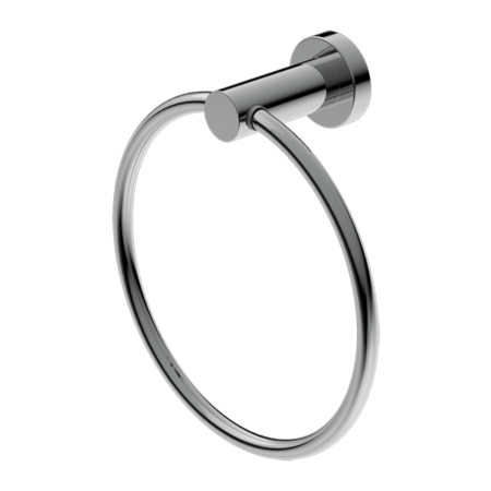 Accessories Nero Mecca Hand Towel Ring Colour: Chrome Place & Palette