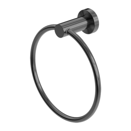 Accessories Nero Mecca Hand Towel Ring Colour: Gun Metal Place & Palette