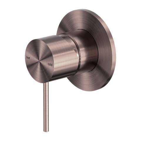 Showers Nero Mecca Shower Mixer 80mm Plate Colour: Brushed Bronze Place & Palette