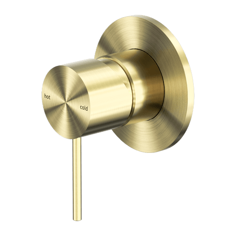 Showers Nero Mecca Shower Mixer 80mm Plate Colour: Brushed Gold Place & Palette
