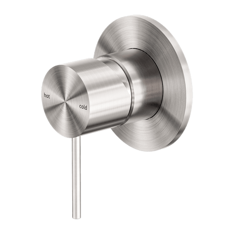 Showers Nero Mecca Shower Mixer 80mm Plate Colour: Brushed Nickel Place & Palette