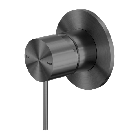 Showers Nero Mecca Shower Mixer 80mm Plate Colour: Gun Metal Place & Palette