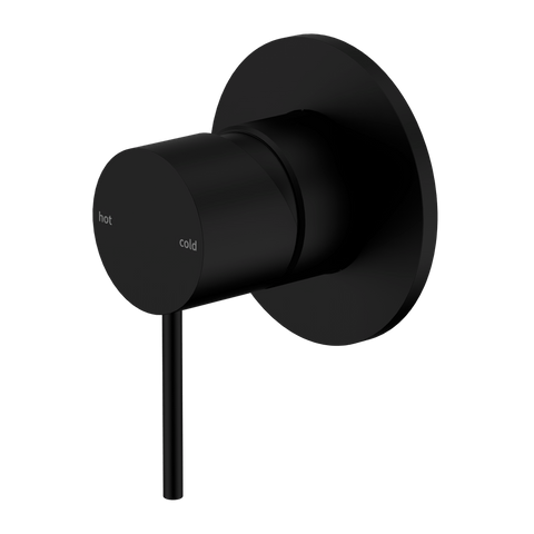 Showers Nero Mecca Shower Mixer 80mm Plate Colour: Matte Black Place & Palette