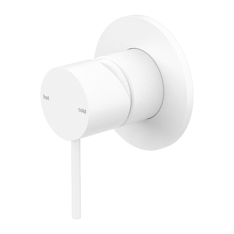 Showers Nero Mecca Shower Mixer 80mm Plate Colour: Matte White Place & Palette