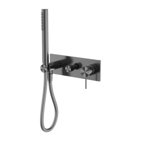 Showers Nero Mecca Shower Mixer with Divertor System Colour: Gun Metal Place & Palette
