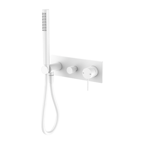 Showers Nero Mecca Shower Mixer with Divertor System Colour: Matte White Place & Palette