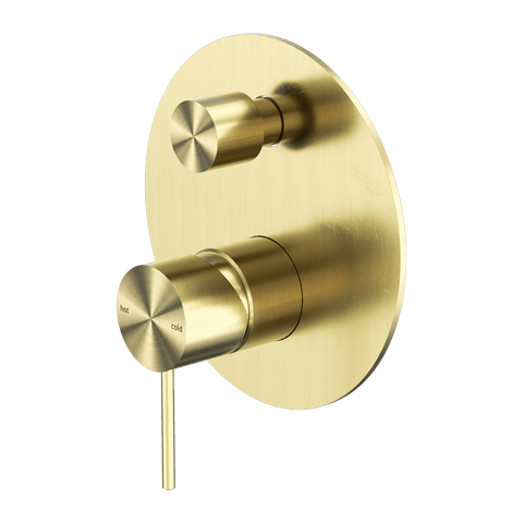 Showers Nero Mecca Shower Mixer With Divertor Colour: Brushed Gold Place & Palette