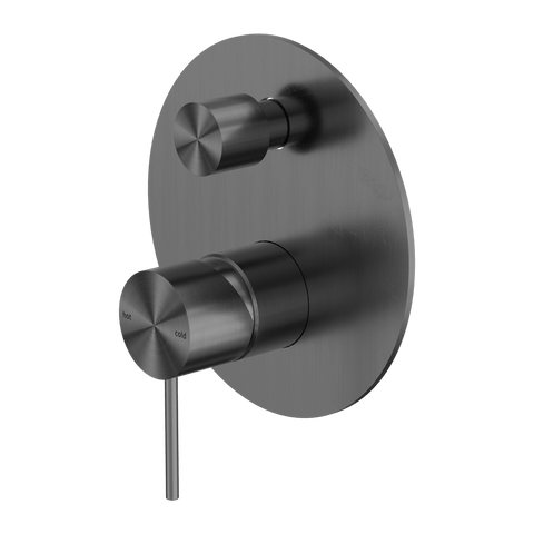 Showers Nero Mecca Shower Mixer With Divertor Colour: Gun Metal Place & Palette