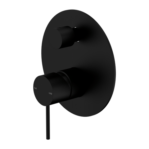 Showers Nero Mecca Shower Mixer With Divertor Colour: Matte Black Place & Palette