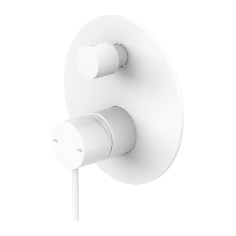 Showers Nero Mecca Shower Mixer With Divertor Colour: Matte White Place & Palette