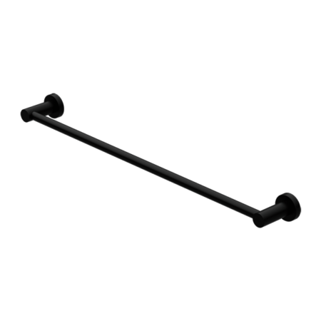 Accessories Nero Mecca Single Towel Rail Colour: Matte Black Size: 600mm Place & Palette