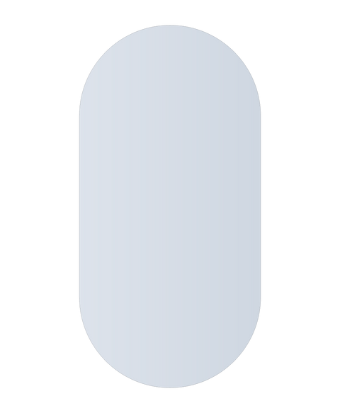 Duke Polished Edge Pill Mirror