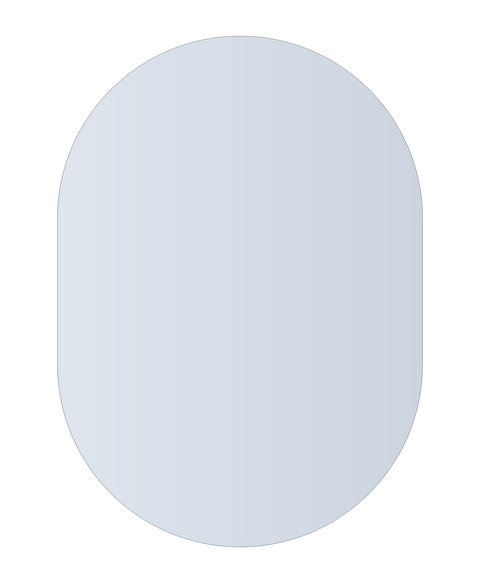 Duke Polished Edge Pill Mirror